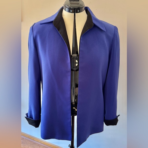 Studio I Jackets & Blazers - Studio 1 Purple Formal Jacket | Black Trim | Size 8